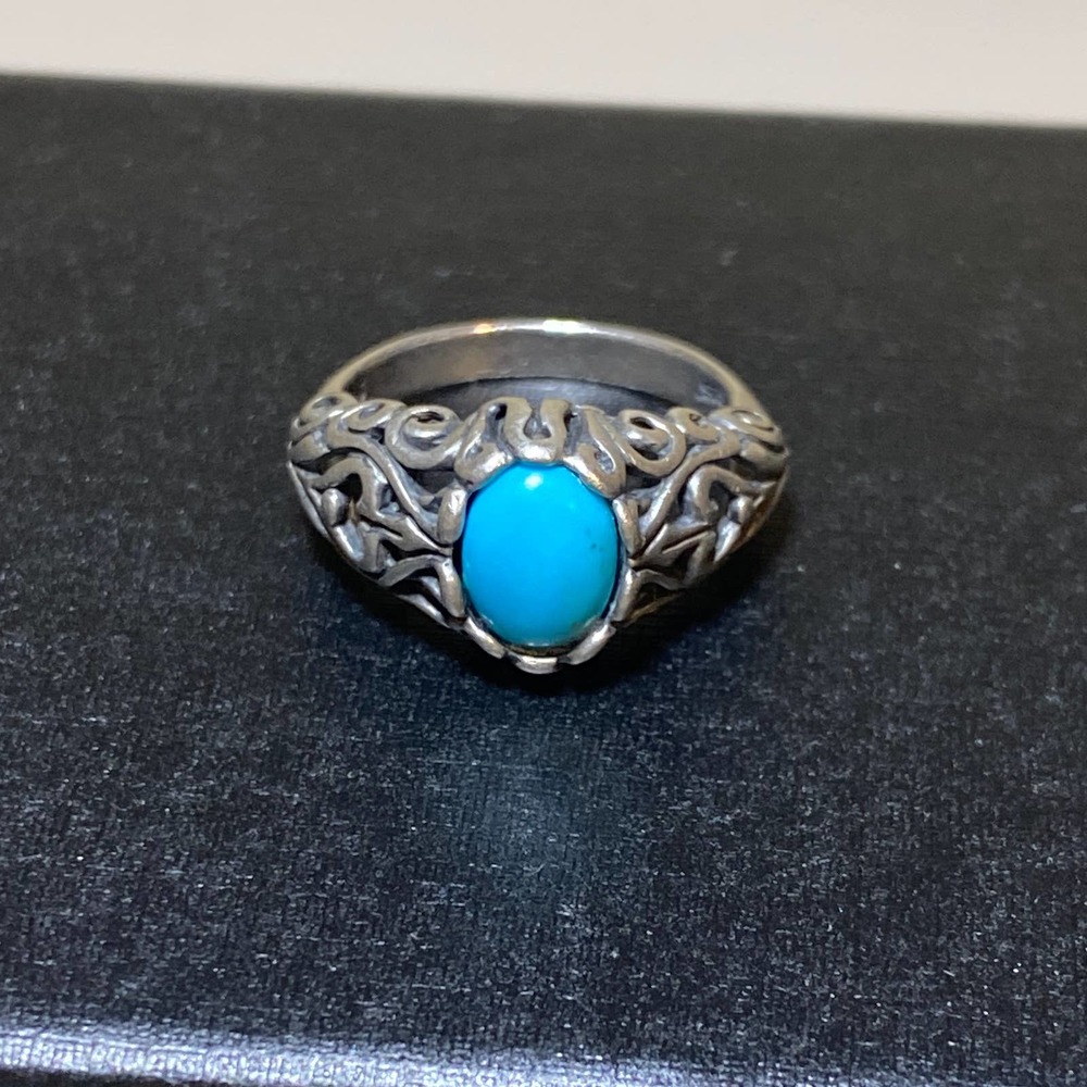 Dakota West Shube Sterling Silver 925 Turquoise Ring Size 6